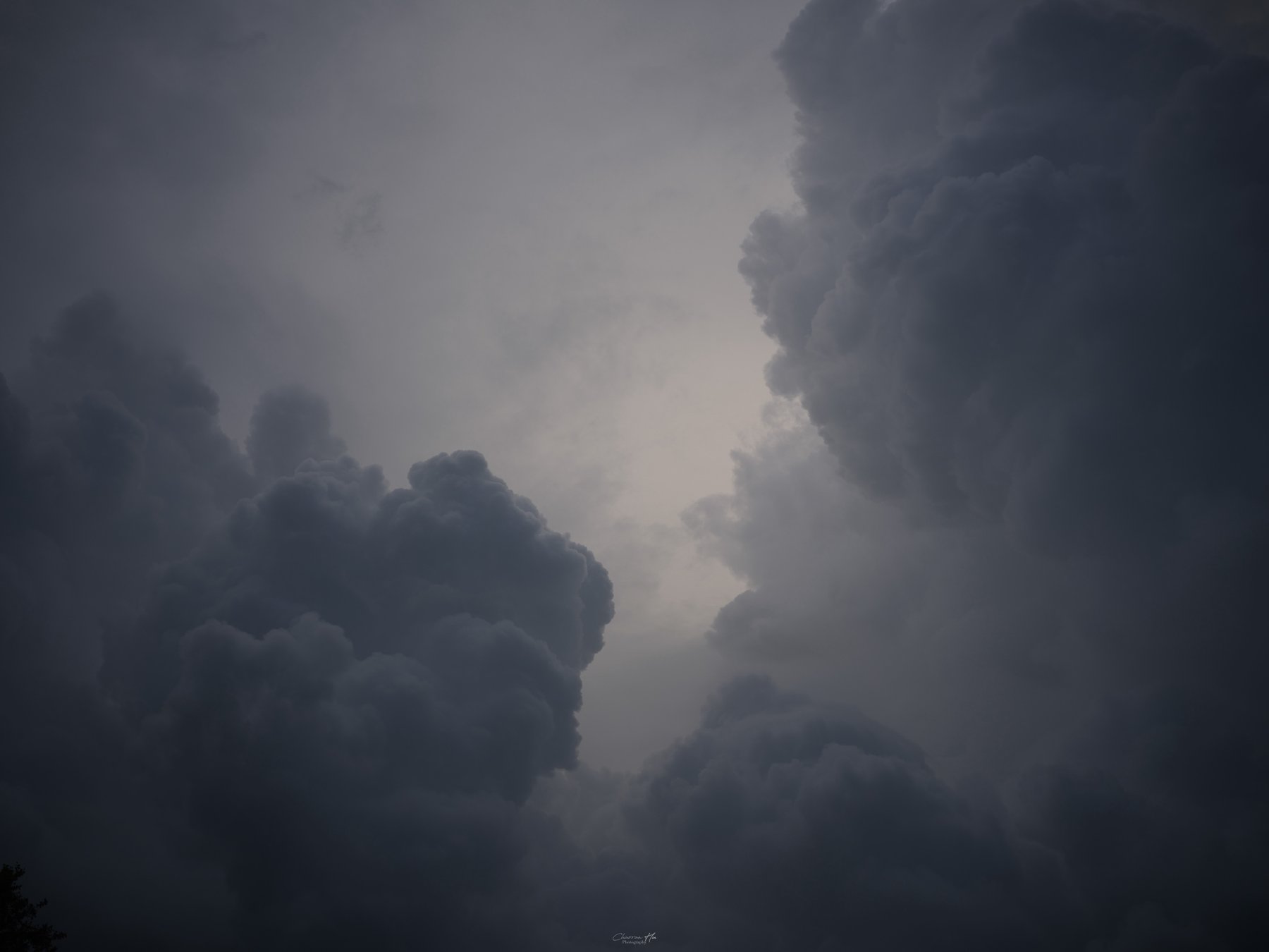 Dark storm clouds